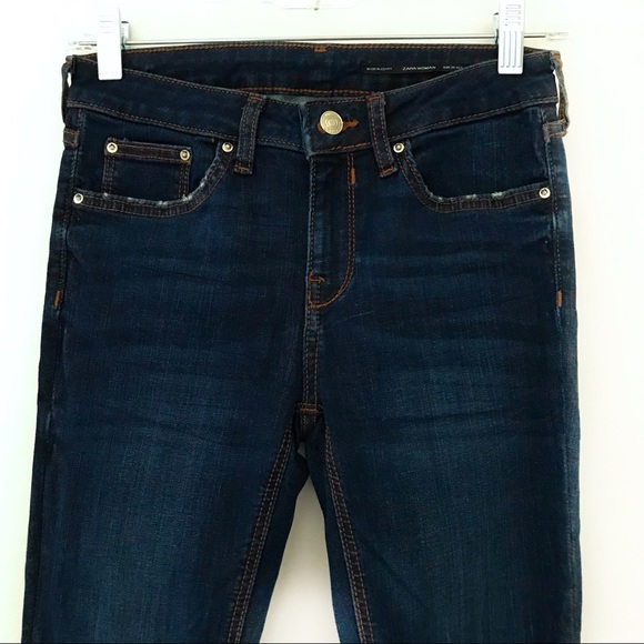 ZARA Mid-Rise Skinny Jeans Ankle - Picture 3 of 11